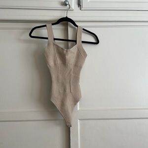 Abercrombie and Fitch cream bodysuit